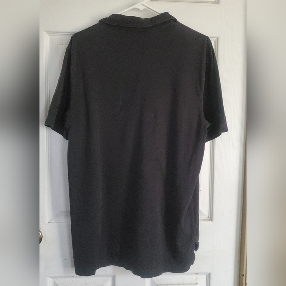 James Perse Mens Black Polo Shirt, Size 2 - Picture 5 of 5